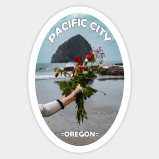 Pacific City Cape Kiwanda Oregon Sticker